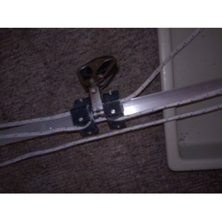 Groschot Traveler System 148cm lang 2,3cm breit Incl. Schlitten 2x Endstck, 2x Klemme Groschot Block gebraucht