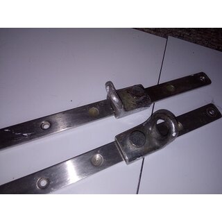 2 x VA Genuaschiene 59,5 x 2cm incl. Schlitten Dehler Varianta 65 Gebrauchtware wie abgebildet