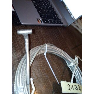 720cm Wante Vorstag incl Wantenspanner  4mm gewalzte Enden durch den Wantenspanner verndert sich die Lnge um ca. +/-5 cm