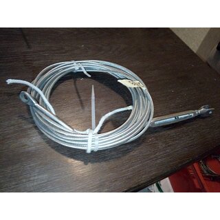 690cm Wante Vorstag incl Wantenspanner  4mm gewalzte Enden durch den Wantenspanner verndert sich die Lnge um ca. +/-5 cm