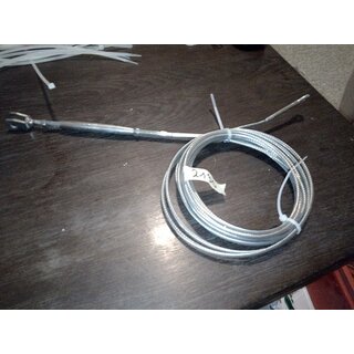 550cm Wante Vorstag incl Wantenspanner  4mm gewalzte Enden durch den Wantenspanner verndert sich die Lnge um ca. +/-5 cm