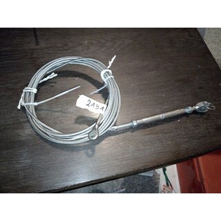 414cm Wante Vorstag incl Wantenspanner  4mm gewalzte Enden durch den Wantenspanner verndert sich die Lnge um ca. +/-5 cm