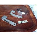 3 x VA verchromter Hacken 10 x 2 x 4cm gebraucht