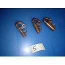 3x Messing Stakreiter 52mm lang gebraucht