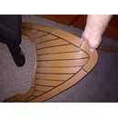 Teak Deck fr Boot um 5 6 m ist kein Schaum Kunststoff...