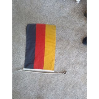Flaggenstock VA 63,5cm, � 14 mm, Fu� f�r Heckkorb 20 22mm, Flagge 62 x 41cm gebraucht