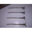 4x Relingssttze ca.47cm unten  25mm, Fu 90 x 65mm...