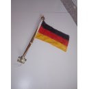 Flagge 31 x 20cm, Flaggenstock 46cm, Fu 55x35mm zur...