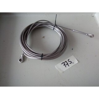 775 Wante Vorstag � 4mm gewalzte Enden Gebraucht VA