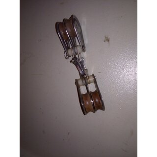 2 x HS Doppelblock 10er Block, Tau bis  8mm gebraucht 57mm lnge Scheibe   30mm eine Scheibe gebraucht
