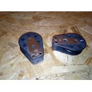 2 x Sail Speed Block zum Aufschrauben Tau bis  14mm...