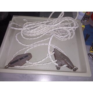 355cm Groschot Tufnol  10mm, Wirbel und Klemme gebraucht