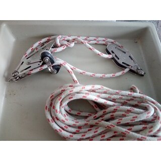 250cm HS Groschot  10mm 2 x Violienenblock einer incl Klemme gebraucht