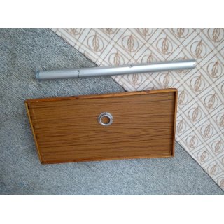 Kajt Tisch System Tischplatte 32,5 x 63cm, 66,5cm Tischbein, Halterungen Gebraucht