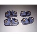 4x HS Servo 22 Curryklemme bis  10mm 70x 28mm...